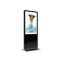 Belanja Mall Lantai Berdiri Digital Signage 43 Inci LCD Iklan Kios