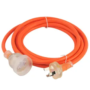 Transparent Australian Extension cord with SAA Certification (AL-103&AL-104)