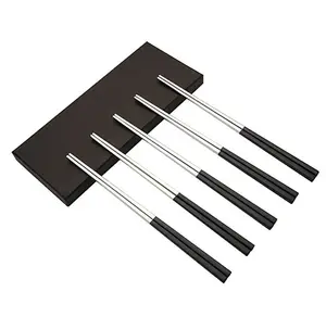 Palitos <span class=keywords><strong>de</strong></span> <span class=keywords><strong>sushi</strong></span> personalizados, color negro, plateado, dorado, chino, venta al por mayor, baratos, 2020 - Product Image 1