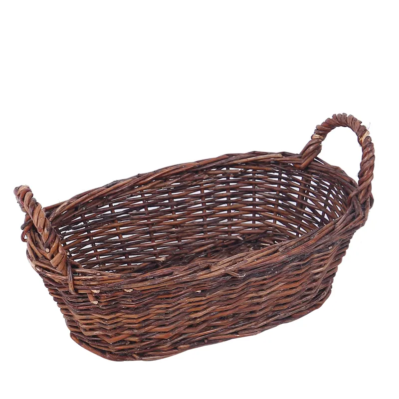 Factory Directly Sell Wholesaler Wicker Storage Baskets Gifts With Ear Handle