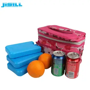 Food Safe PE Plastic Reusable Injection Ice Pack Drink Bottle Cooling