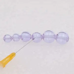 Perles rondes de <span class=keywords><strong>verre</strong></span> 4mm, 8mm/10mm/12mm/14mm/16mm, bijoux ajourés <span class=keywords><strong>en</strong></span> <span class=keywords><strong>verre</strong></span> soufflé, pour Bracelet, arôme, huile essentielle - Product Image 5