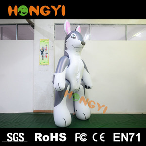 gigante PVC Lobo perro animal varios tamaño y color inflable modelo de perro para promociones publicitarias exposición evento - Product Image 4
