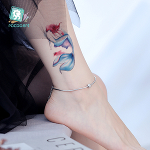 Ultima Moda Impermeabile Autoadesivo Del Tatuaggio Temporaneo Donne Del Sesso <span class=keywords><strong>flash</strong></span> <span class=keywords><strong>tatoo</strong></span> Dreamcatcher Della Sirena FlowerFake <span class=keywords><strong>Tatoo</strong></span> Corpo - Product Image 3