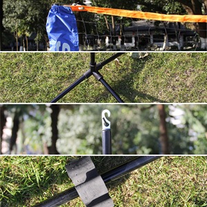 <span class=keywords><strong>Red</strong></span> <span class=keywords><strong>de</strong></span> <span class=keywords><strong>Tenis</strong></span> y Bádminton Plegable Ajustable en Altura <span class=keywords><strong>de</strong></span> 6 Metros, Sistema <span class=keywords><strong>de</strong></span> <span class=keywords><strong>Red</strong></span> Plegable para Pickleball y Fútbol, Postes para Exteriores - Product Image 5