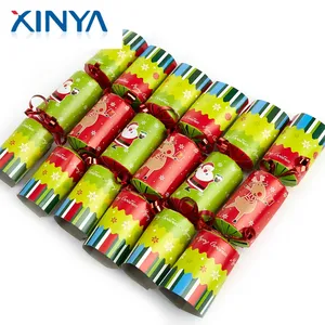 Xinya Relatiegeschenk Custom Papier Kerst Cracker Decoraties Gelukkig Party Cracker