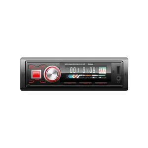 Reproductor de audio profesional para coche, radio FM AM con BT, manos libres, usb, sd, tf, aux, electrónico, mp3, 1 din, ultradelgado