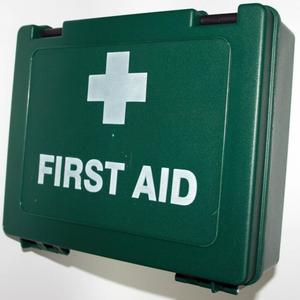 Caja de primeros auxilios vacía de plástico, bolsa de primeros auxilios para traumatismos - Product Image 1
