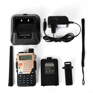 Pofung UV-5RE 128ch băng tần kép UHF + VHF cầm tay/di động hai cách phát thanh Baofeng uv5re Walkie Talkie 5km - Product Image 6