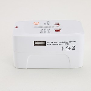 All <strong>in</strong> One Universal International <strong>Plug</strong> Adapter 1 <strong>USB</strong> Port World Travel AC Power Charger Adaptor with AU US UK EU Converter <strong>Plug</strong> - Product Image 4