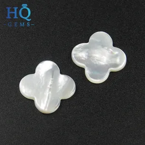 HQ Gems wholesale 9mm to 15mm four leaf clover ready to ship four leaf clover stones