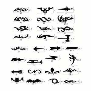 Stencil per Acconciature, Modello per Tatuaggi Capelli, Trimmer per Salone e Barbiere, Kit Fai-da-Te per Parrucchieri - Product Image 1