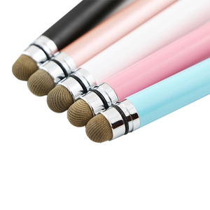 Çift taraflı hassas 2 1 dokunmatik kalemler Dick enayi kapasitif evrensel karbon kumaş ince uçlu disk kalem PC dizüstü bilgisayarlar için Tablet - Product Image 2