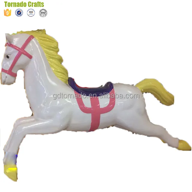 מלאכות שין צ 'י ג' ן העולם פופולרי גודל חיים סוס מצויר סיבי זכוכית למכירה