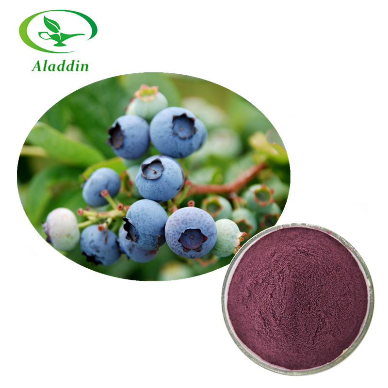 Поставка с завода GMP, 100% натуральный порошок экстракта фруктового сока с черникой