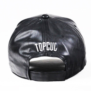 Nhãn Hiệu Riêng 3D Logo Gorras Chất Lượng Cao Tùy Chỉnh 5 Bảng Điều Chỉnh PU Faux Da Mũ Bóng Chày Hat Với In Logo - Product Image 4