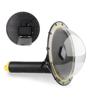 חם מכירות טלסין 6 "עמיד למים כיפת יציאת עבור GoPro Hero7/6 Hero5 עם מתנפנף ידית אחיזת אקדח הדק - Product Image 2