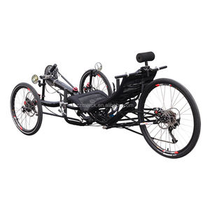 En Alliage d'aluminium Cadre Têtard Suspension Touring Adultes Pédale <span class=keywords><strong>Tricycle</strong></span> Couché pour Vente - Product Image 3