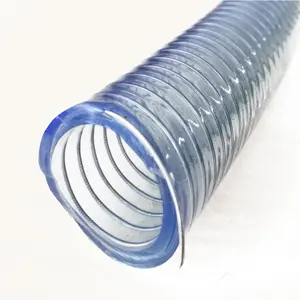 Large Diameter Industrial Heat Resistant PVC Exhaust Flexible Pipe