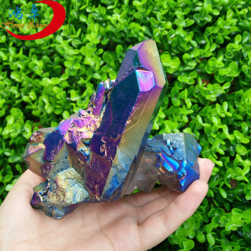 光环集群宝石尺寸4-7cm宝石重量17-70g治疗应用热光学特效颜色变化