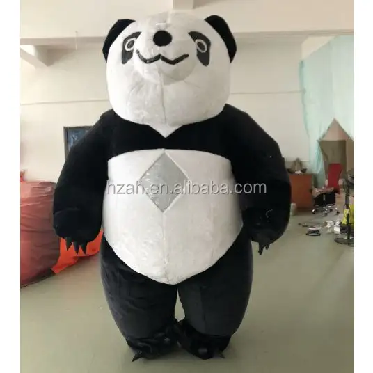 Fantasias infláveis de panda para adultos