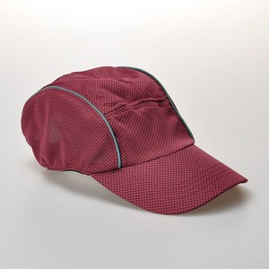 หมวกกีฬาสีเทาพร้อมผ้าระบายความร้อนแบบไม่ทอ - Product Image 3