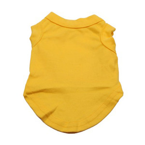 Vente en gros de vêtements pour animaux de compagnie printemps été multicolore couleur unie vêtements pour chiens gilet personnaliser blanc chat <span class=keywords><strong>chien</strong></span> chemises t-<span class=keywords><strong>shirt</strong></span> - Product Image 5