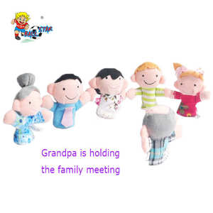 Juguetes personales interactivos para la familia My Family Finger Puppets Story Finger Puppets Craft Glove Finger Puppet - Product Image 3
