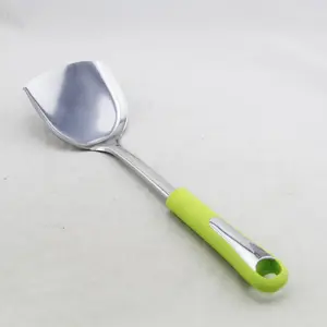 Articles de cuisine de Cuisson En Acier Inoxydable Spatule/Cuillère De Cuisine Avec Poignée En Plastique