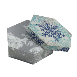 2022 사용자 정의 단단한 육각 화장품 상자 뚜껑 및 저장 및 디스플레이를위한 화장품을위한베이스 종이 포장 - Product Image 5