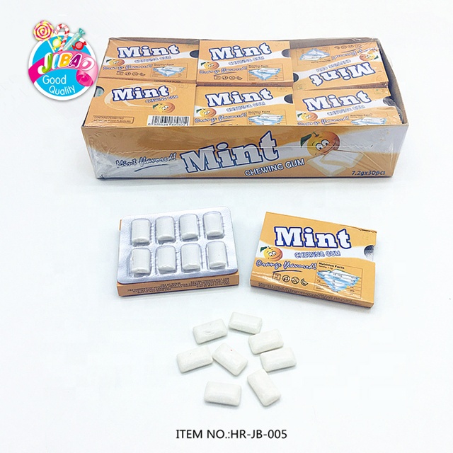 Хит продаж, жевательная резинка с фруктовым ароматом Халяль, ксилитол, мята