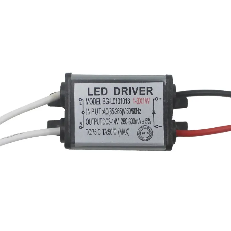 1-3W IP65 עמיד למים LED אור נהג AC85-265V DC3-43V LED שנאי אספקת חשמל מתאם עבור חיצוני מנורת Led /שבבי