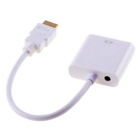 Convertisseur vga hdmi mâle vers femelle 1080P hdmi vers vga avec câble audio adaptateur hdmi vga