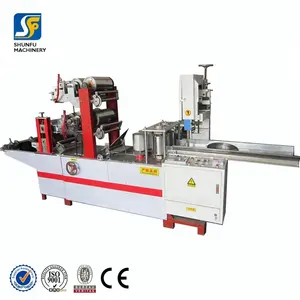 Hand Tissue Napkin Paper Embossing Folding Machine