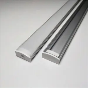 Wholesale Custom 6063 Aluminum Led Strip Aluminum Profile With End Cap Mounting Clip