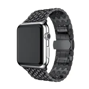 Für Apple Armband 38MM 42MM Edelstahl Armband Metall Ersatz Armbanduhr Band Für iWatch