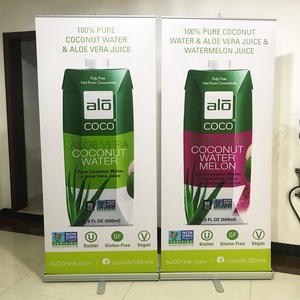 Quảng cáo in ấn kích thước tiêu chuẩn có thể thu vào nhôm di động khuyến mãi cuộn lên biểu ngữ đứng hiển thị - Product Image 3