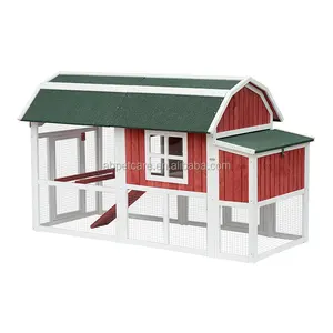 Barn Backyard Chicken Coop With Covered Run