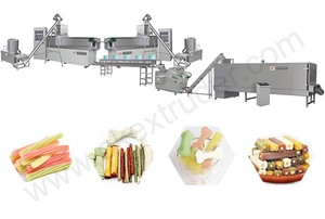 नरम और हार्ड कुत्ते chews चबाने छड़ी नाश्ता खाद्य extruding मशीनरी - Product Image 4