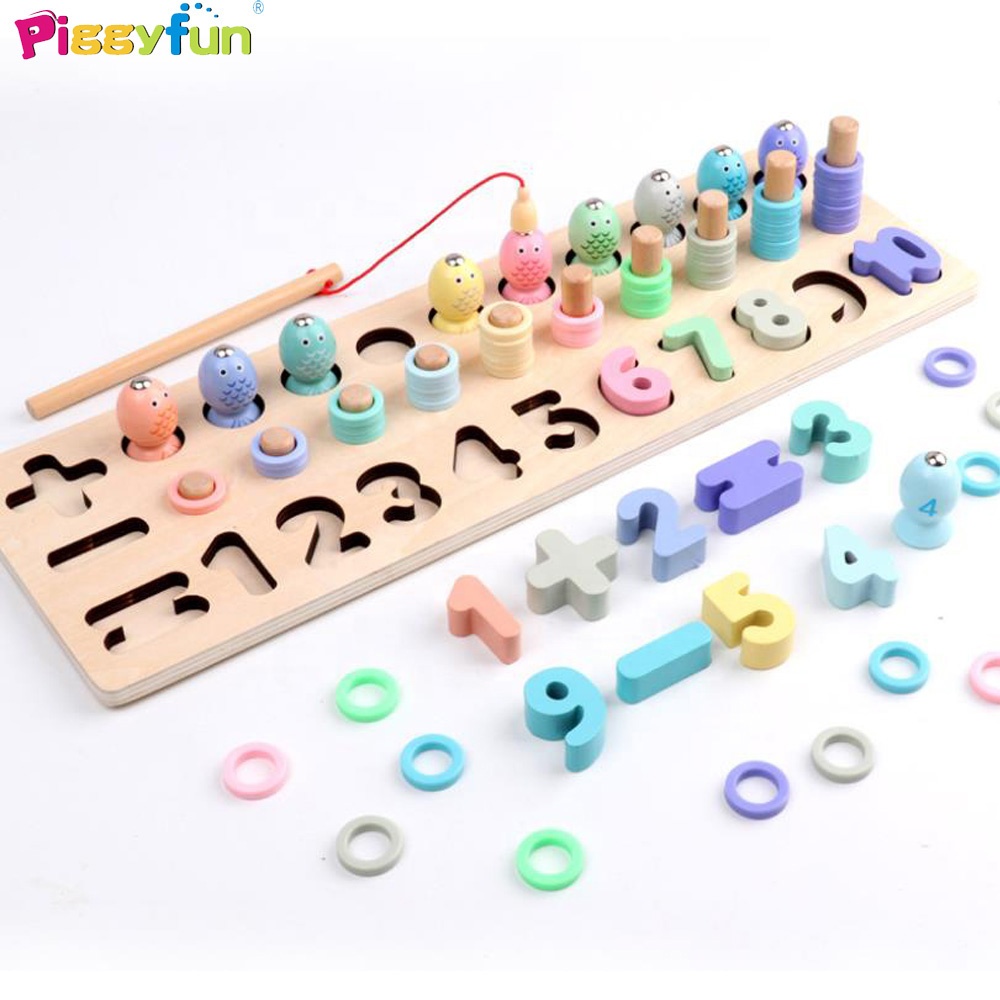 Одежда для маленьких детей интеллигентая (ый) обучения головоломки деревянные развивающие игрушки Монтессори