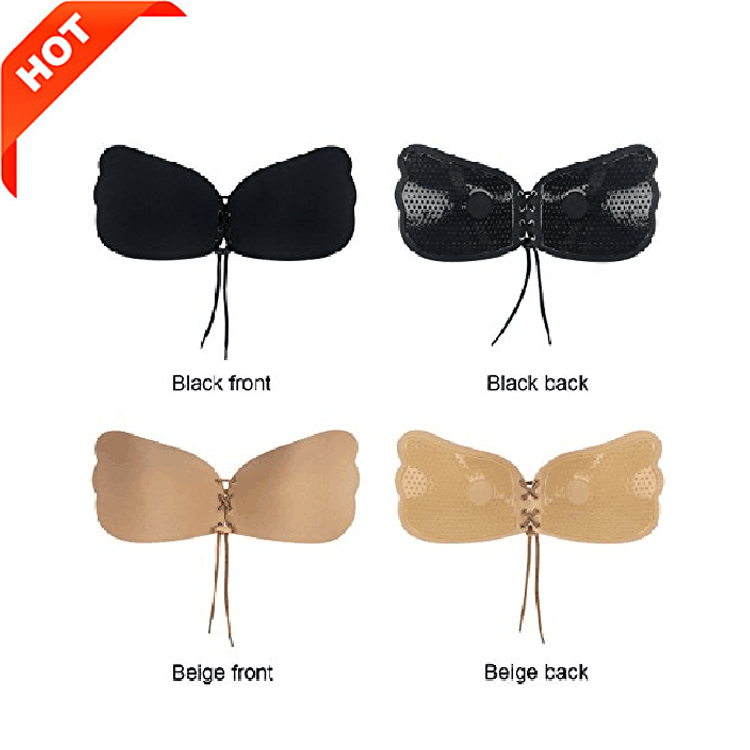 2018 Vente Chaude Dame Sournois Faites L'éloge Silicone Soutien-Gorge, bretelles Soutien-Gorge Invisible