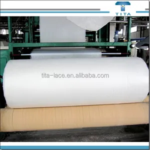 35 GSM, 90 degree pva material non woven interlining for water soluble lace
