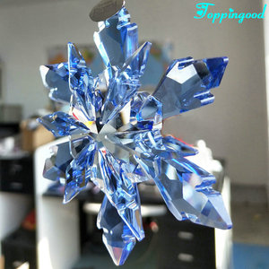 Meistverkaufte Hängende Kristall-Schneeflocke für Weihnachtsbaumdekoration - Product Image 4