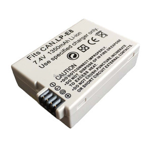 Li-Ion 7.4V LP-E8แบตเตอรี่สำหรับ <span class=keywords><strong>Canon</strong></span> <span class=keywords><strong>EOS</strong></span> <span class=keywords><strong>Kiss</strong></span> X4 X5 X6 - Product Image 1