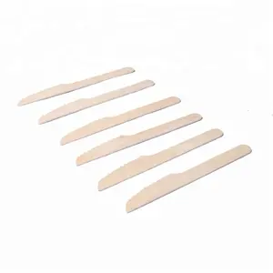 Birch disposable cutlery wooden butter knife