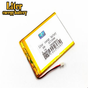 Stecker 2,5-2 P 317290 307090 2800 mah <span class=keywords><strong>3</strong></span>,7 v Wiederaufladbare lipo batterie solar li ionen polymer lithium-batterie mit PCM - Product Image 2