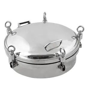 Sanitary Stainless Steel oval tank manway manhole cover