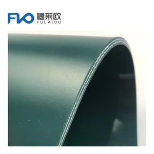 4.0Mm Dark Green Pvc Conveyor Belt untuk Sabun Mesin