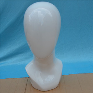 Maniquí de Cabeza <span class=keywords><strong>sin</strong></span> Rostro de Fibra de Vidrio Barato para Sombreros en China - Product Image 6