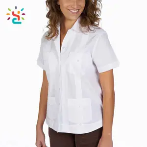 Camiseta polo feminina uniforme, camisa branca, masculina, de manga longa, elástica 95% algodão, clássica